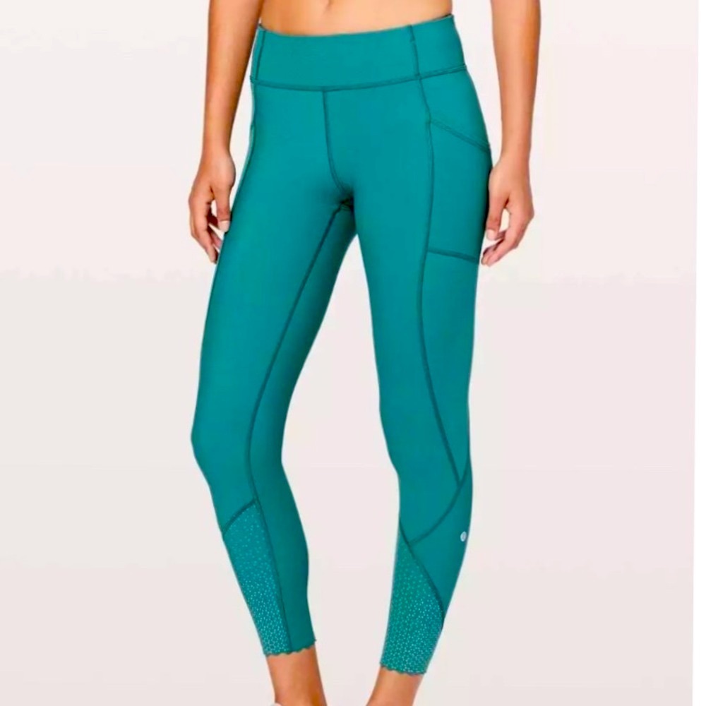 Lululemon Tight Stuff Tight ll Deep Cove‎ Green NWOT